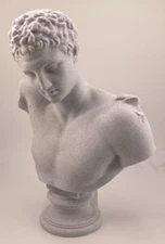 GREEK SCULPTURE HERMES 7.9 INCH/200 MM, MUSEUM REPRODUCTION