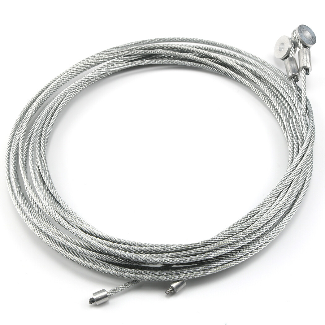 Trailer Ramp Door Cables | 1/8 x 130 - Pair