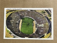 Postcard Rose Bowl Pasadena California CA College Football Stadium Aerial View