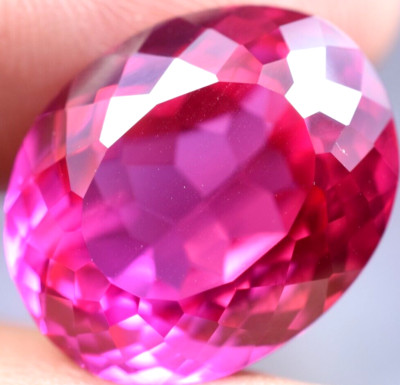 Extremely Rare & Natural 24.60 Ct SUNRISE RUBY  GGL Certified Loose Gemstone