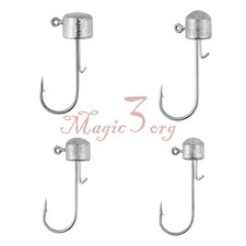 25-50pcs Ned Rig Jig Heads Fishing Bass Bait Lead Lure 1/16oz-1/4oz Fishing Hook