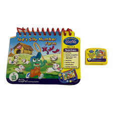 My First Leap Pad Tads Silly Number Farm Cartridge and book
