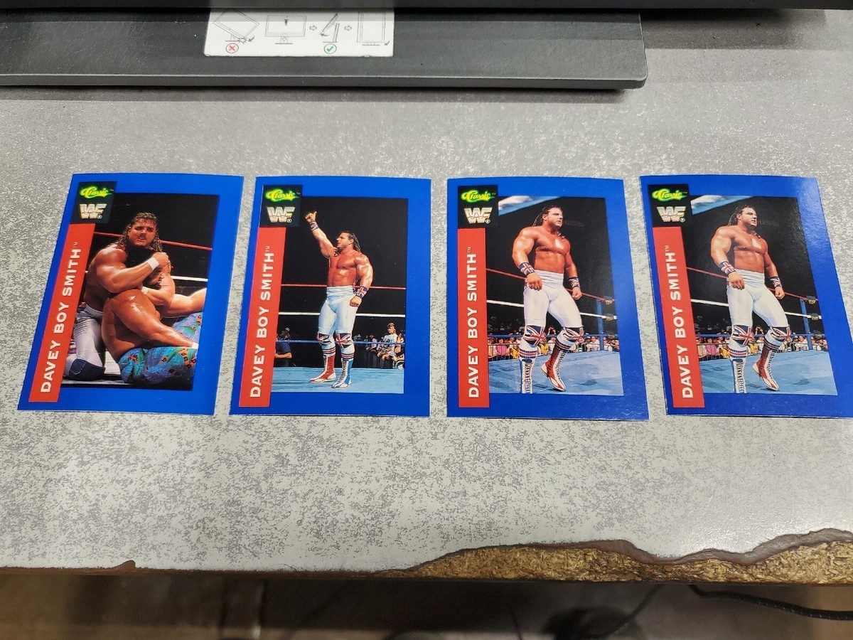 WWF WWE 1991 CLASSIC GAMES BRITISH BULLDOG DAVEY BOY SMITH
