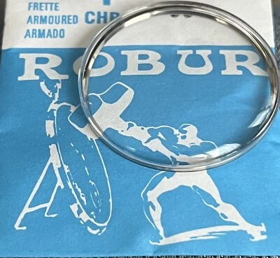 Verre Plexi rond ROBUR frette bague chrome Taille 300 à 353 - PH11 - Photo 1/4