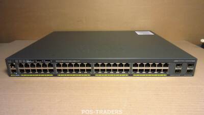 Cisco Catalyst WS-C2960X-48LPS-L Managed POE+ 48 Port 4x SFP Gigabit Switch