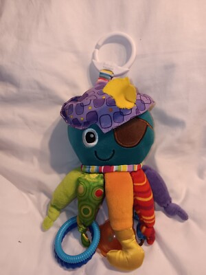 Lamaze Krake Tintenfisch Pirat bunt Baby Spielzeug Rassel L27068