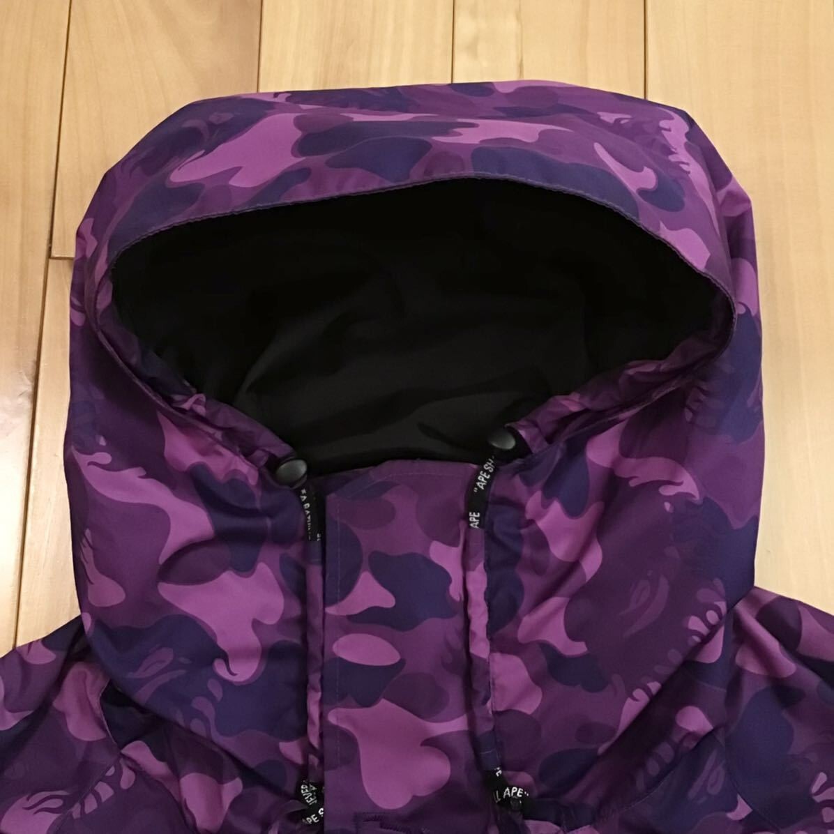 BAPE Fire camo purple snowboard jacket flame A Bathing Ape BAPE Fire camo purple snowboard jacket flame A Bathing Ape