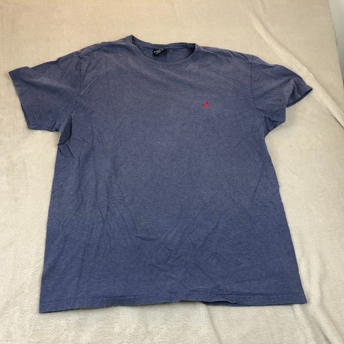 Polo Ralph Lauren Herren T-Shirt Large Blau Kurzarm Freizeit Rundhals Baumwolle - Bild 6 von 14