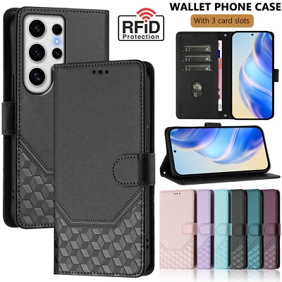 For Samsung Galaxy A70 A71 A72 A73 5G Phone Case Leather Flip Stand Wallet  Cover