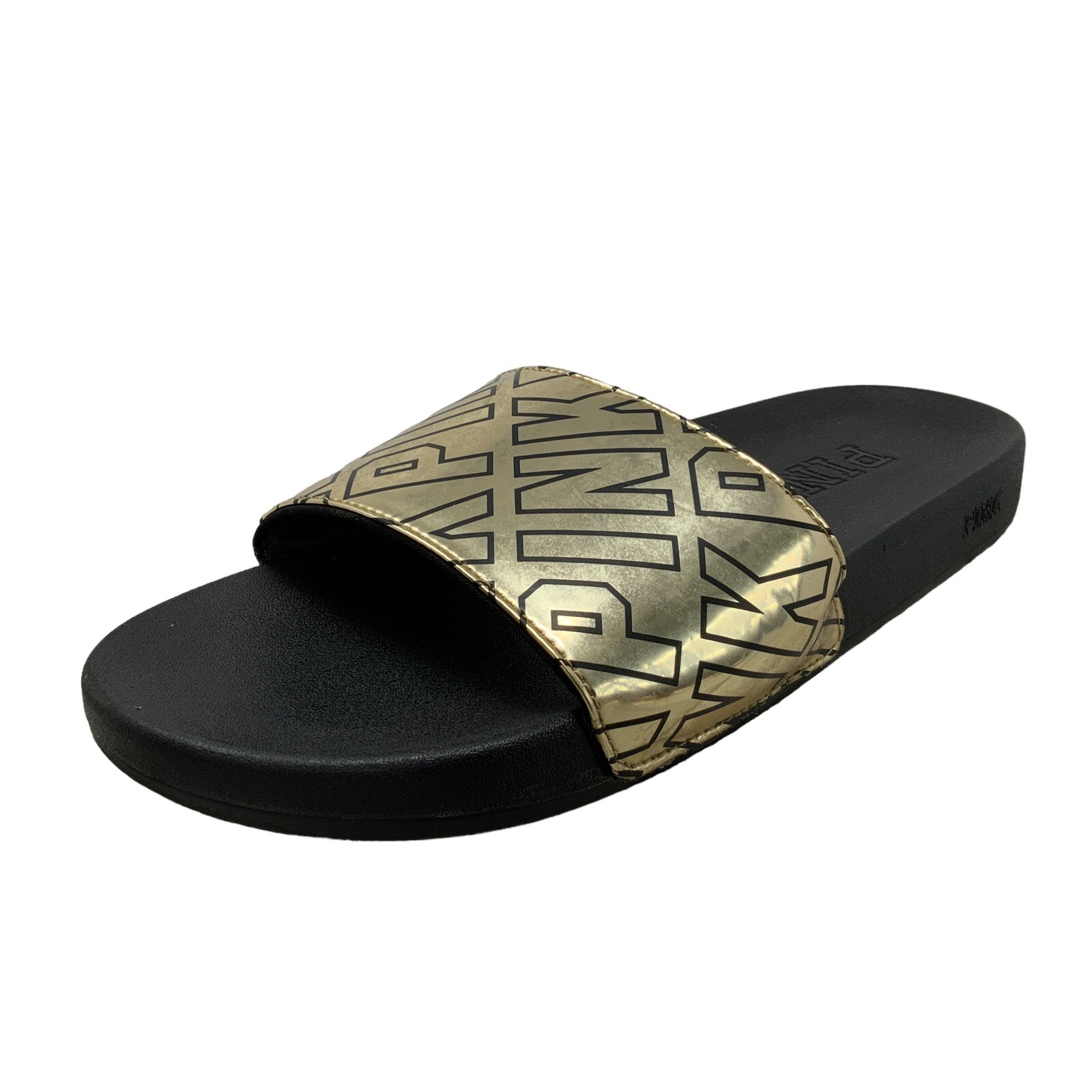 PANTOFOLA D’ORO Ciabatta argento Pinkie vegan infradito oro rosa fiore strass sandalo taglia 6M