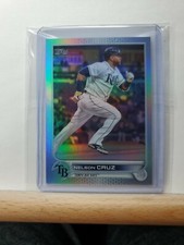 2022 TOPPS Series 1 Baseball Nelson Cruz base RAINBOW Foil/HOLO # 104