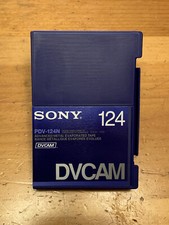 Sony DVCAM 124 PDV-124N - NEW - DVCAM Digital Video Cassette 124 Minute Length