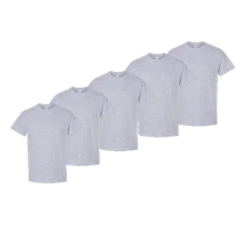 Bulk Lot Gildan Men Heavy Cotton Plain Short Sleeves T-Shirt 5000 (Pack Of 5)