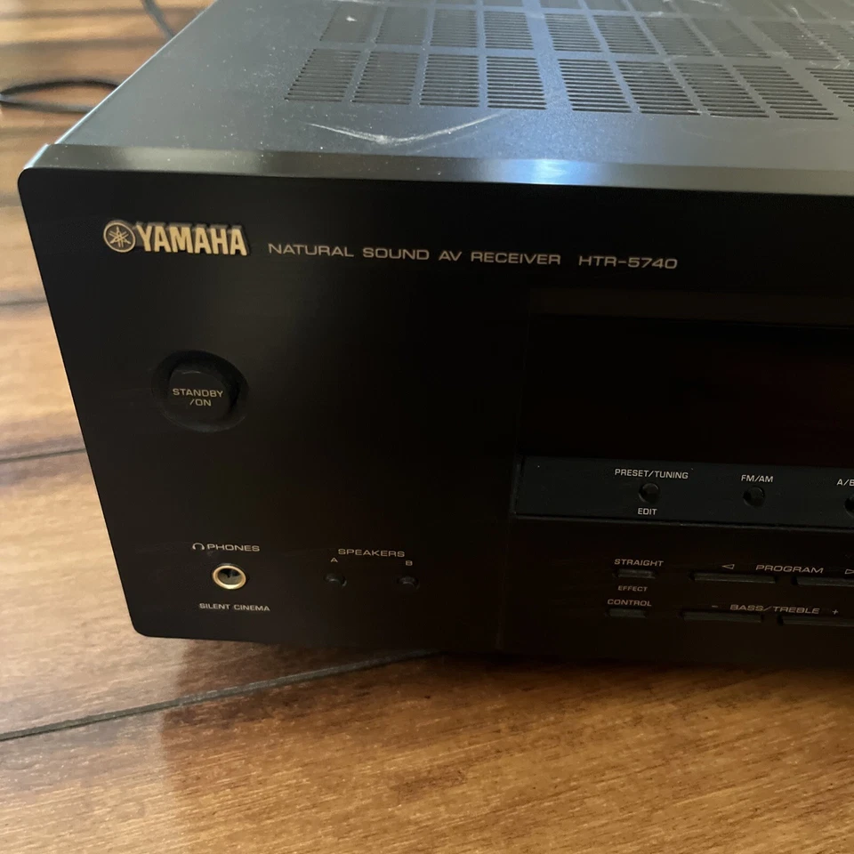 Yamaha HTR-5740 Receiver Tuner Stereo 6.1 Channel Dolby Home Theater Tuner - Image 2 of 4