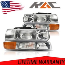 Headlights Assembly For 2001-2002 Chevrolet Silverado 15002500 3500 2001 2002 Headlights Assembly For 2001-2002 Chevrolet Silverado 15002500 3500 2001 2002