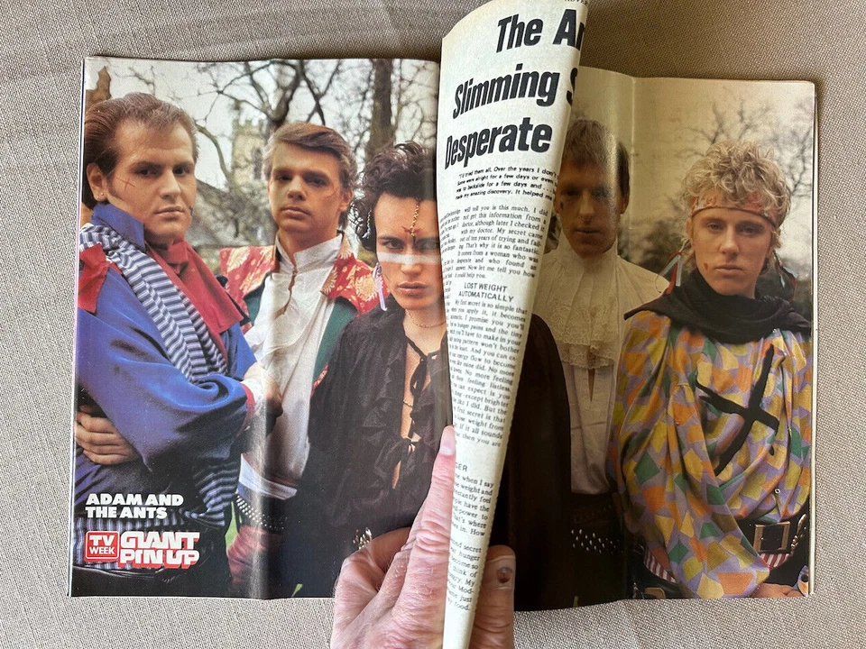 Vintage television - "Australian TV Week" Oct 1981 Normie Rowe Adam and the Ants - Image 3 of 4