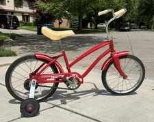 Roadmaster AMF Jr Kids Vintage Training Wheel Bicycle 