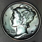 High Grade 1944 S   Mercury  dime Great collector coin  Free ship in the USA #2