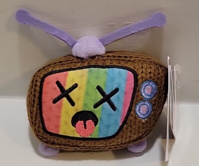 Telly TV Television Ami Ami's Crochet Plush 4'' Pink Jakks Pacific Wave 1