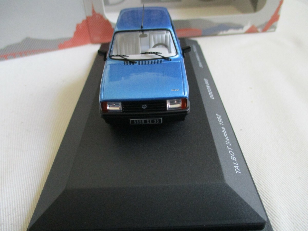 Talbot Samba 1982 Blue Metallic ODEON 049 1/43 Metal 750 Pièces