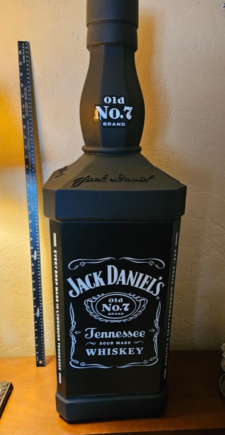 JACK DANIELS Giant Display Bottle RARE 40” Tall NOS w/Box Super Cool Man Cave eBay