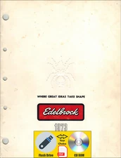 Edelbrock 1973 Performance Speed Equipment Catalog PDF File USB Flash Drive