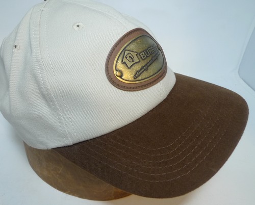 Hat Cap Snapback Burrus Seeds Ag Farmer Metal Pat… - image 1