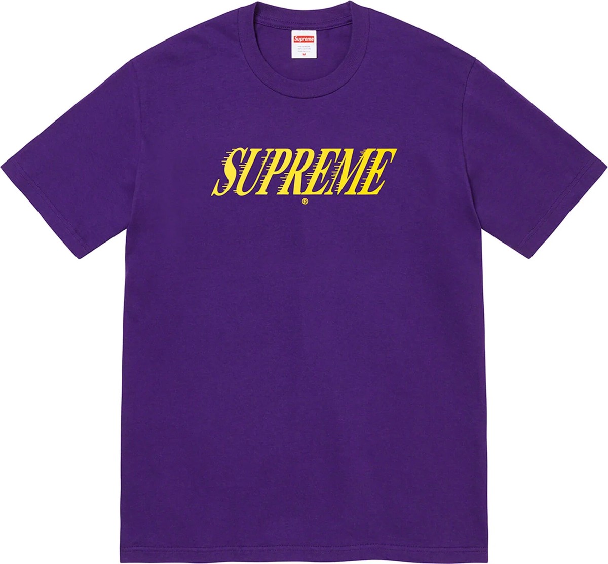 Purple Supreme Slap Shot Tee FW22 Sealed Authentic Brand NEW