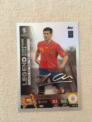 Topps Match Attax Euro 2024 Legend Signature Style LSS15 - Xabi Alonso