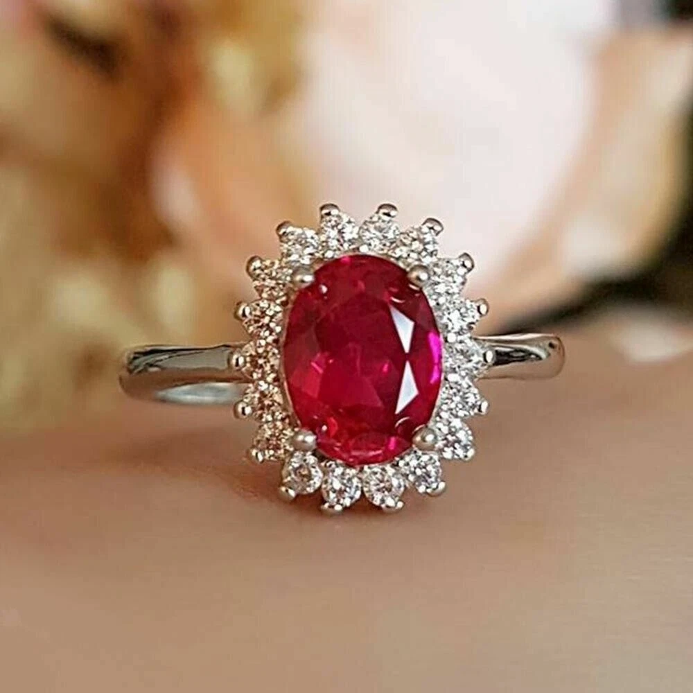 Ladies ruby deals ring designs