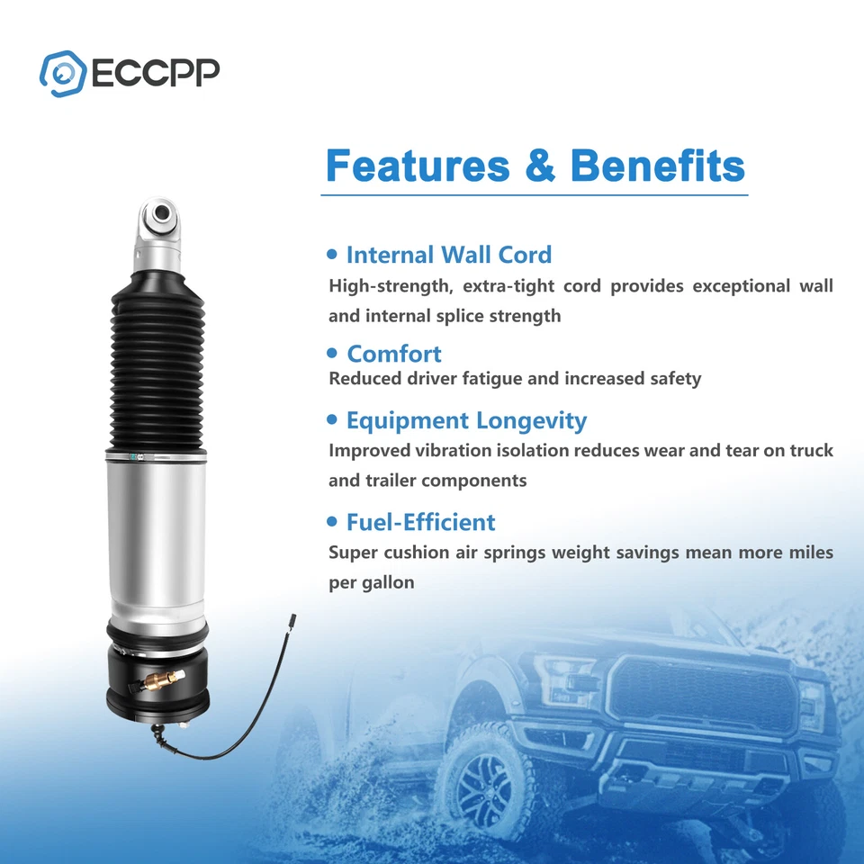 Amortiguador de suspensión neumática trasero izquierdo para BMW E65 E66 745i 750i 745Li 750Li 760Li EDC Foto 3 de 4