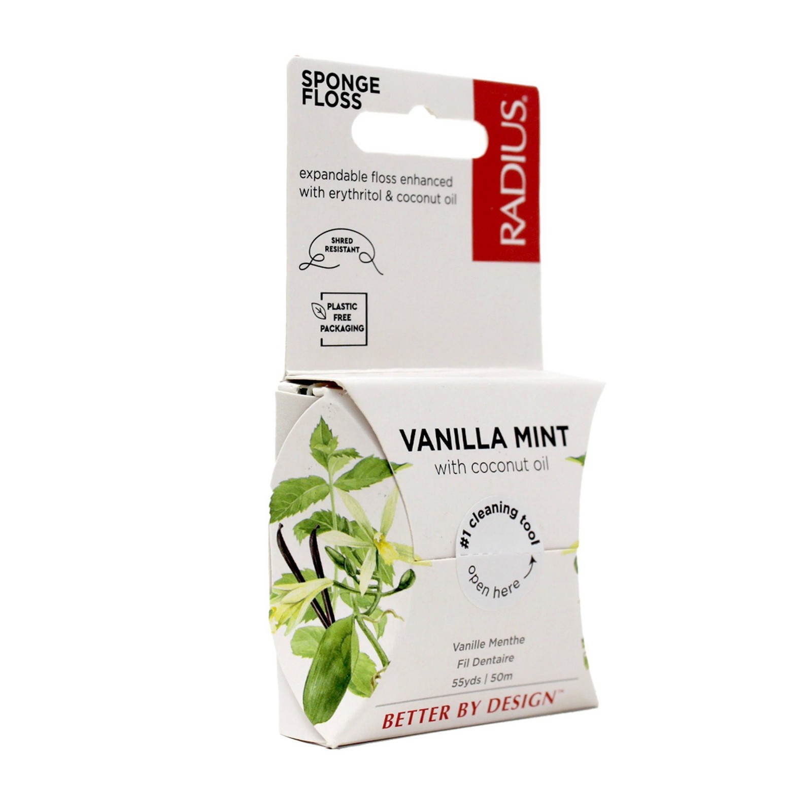 Радиус Веганского бисквита с зубной нитью и ванильной мятой в упаковке 55 ярдов 2090₽