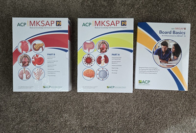   BRAND NEW!   MKSAP 19 Part A and Part B with Board Basics _ NEW!  