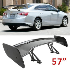 Glossy Black 57 Rear Spoiler Wing Truck Gt Style For Chevrolet Malibu 16-24