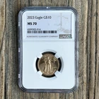 2023 $10 American Gold Eagle NGC MS70 1/4 oz Gold Coin Perfect Grade