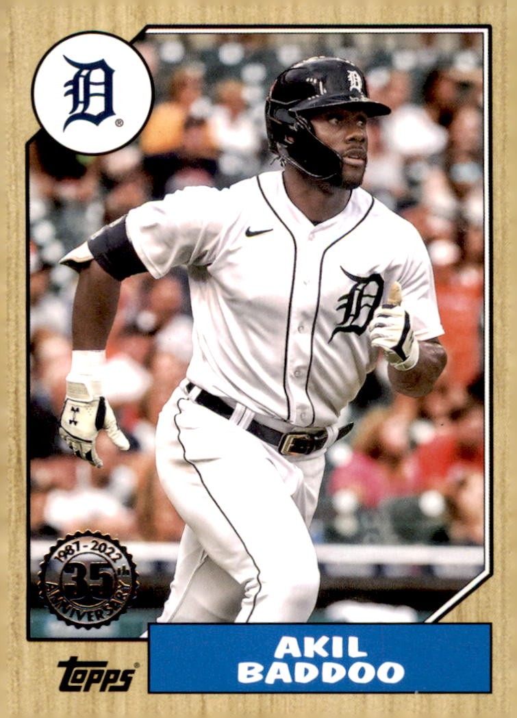 2022 Topps #T87-92 Akil Baddoo 1987 Topps Baseball 35th Anniversary (Series One)