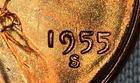 1955 S Lincoln Wheat Penny Uncirculated Double Die Obverse And Reverse Errors
