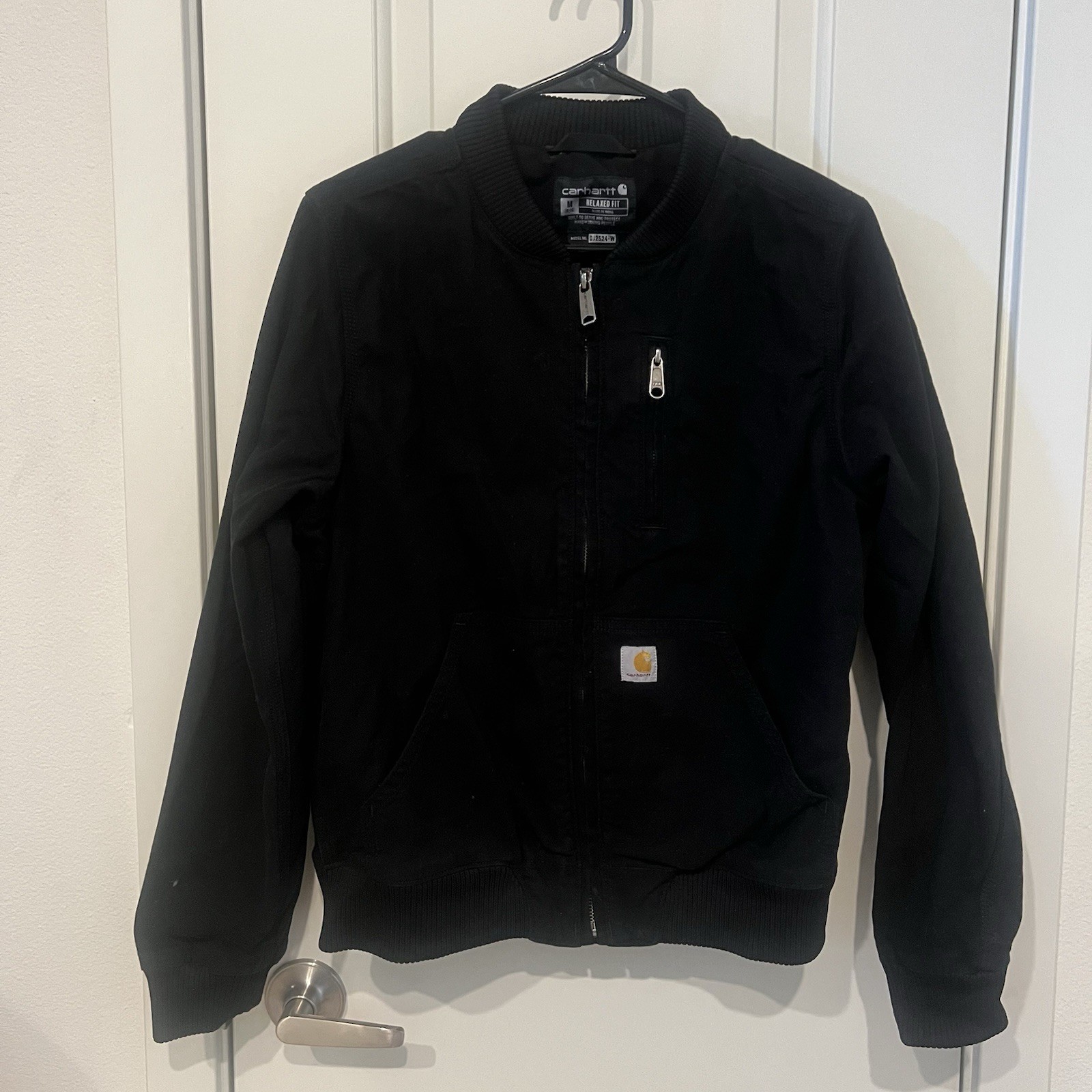 Carhartt Women's Size Medium Black Rugged Flex Crawford Bomb