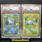 PSA 9 Pokemon Sequential Set Venusaur & Blastoise Celebrations Holo 25th 2021