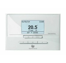 Saunier Duval Exacontrol E7 C Thermostat Programmable - Blanc