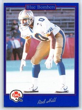 1991 JOGO CFL Rod Hill Winnipeg Blue Bombers #64