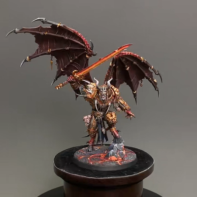 Warhammer 40K Daemon Prince Painted Chaos Undivided Khorne Nurgle