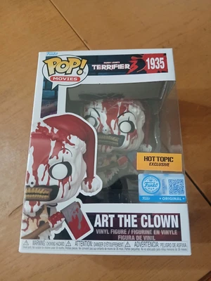 Funko Pop Terrifier 3 Art The Clown Hot Topic Exclusive 1935 W/ Protector Inhand