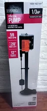 Everbilt 1/3 HP Plastic Pedestal Sump Pump SPL03303