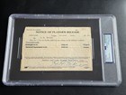 Harry Frazee Signed Contract PSA/DNA Red Sox Owner Sold Babe