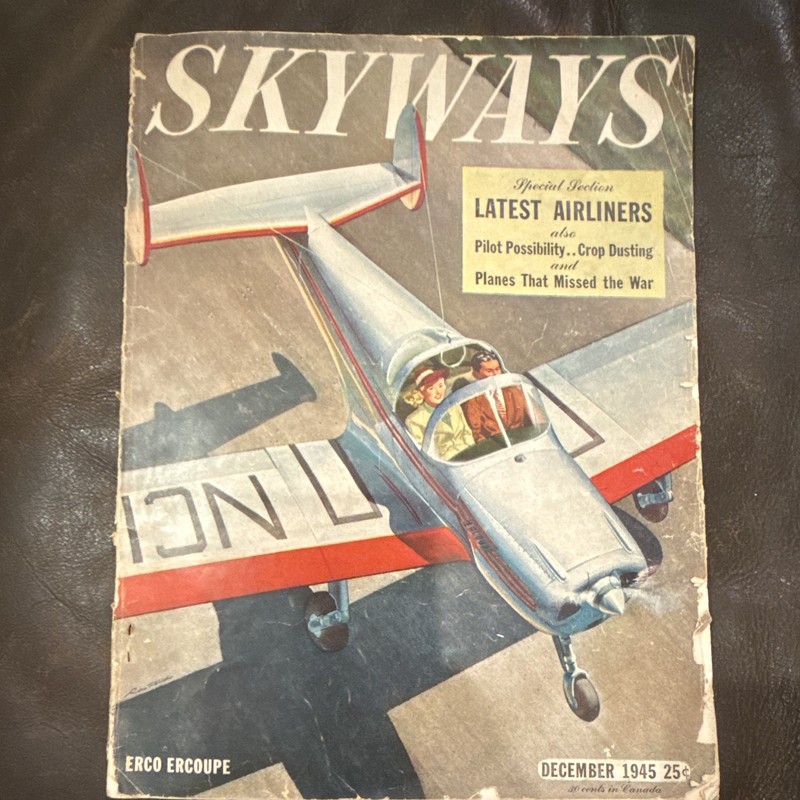Skyways December 1945 Aviation Magazine Aircraft Airplanes Illustrated