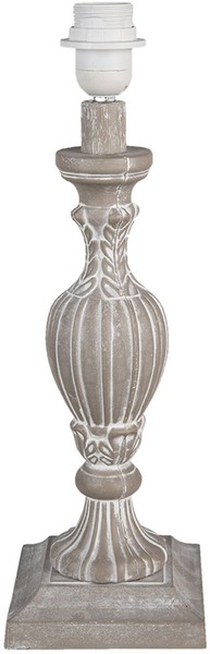 Clayre & Eef 6LMP742 Lampensockel Tischlampe Braun Ø 14X43 Cm E27/Max 1X40W-image