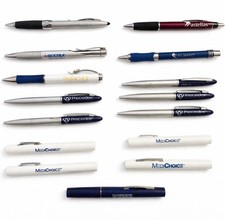 Lot Pharmaceutical Drug Rep Pens + Medical Pupil Gauge Lights Pravachol Astellas