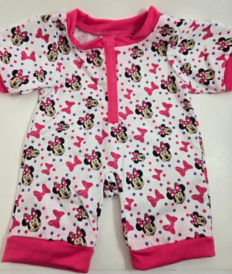 Build A Bear Workshop Disney Minnie Mouse Pink Pajama Sleeper New