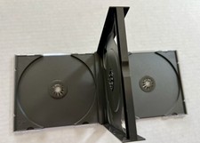  TWO - Quad 4-Disc CD-DVD-Video Game Replacement Case Holder PlayStation   